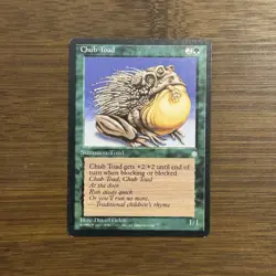 Chub Toad LP Ice Age 1995 Magic the Gathering MTG TCG - Image 1
