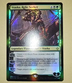 MTG Vraska, Relic Seeker 232/279 Foil Mythic Rare NM - Image 1