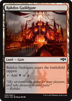 4x Rakdos Guildgate (255) ~ Near Mint Ravnica Allegiance MTG Magic x4 4 Ultimate - Image 1