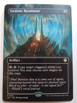 MTG-Strionic Resonator (Borderless) Commander: LCC(NM)#116 - Image 1