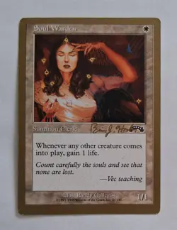 Magic MTG - Soul Warden - World Championships Worlds 1998 - MP - Image 1