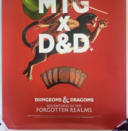 (New Foil) MTG X D&D Promo Poster: Magic the Gathering ( MTG) 18x24 - Image 2