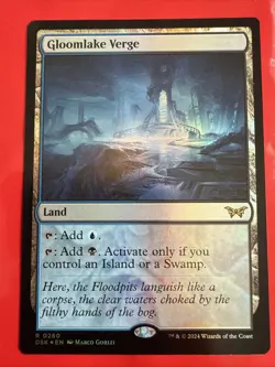 MTG Gloomlake Verge-Duskmourn: House of Horror (FOIL) NM-M - Image 1