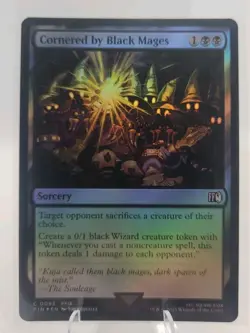 Cornered by Black Mages #0093 C Foil MTG Final Fantasy NM - Image 1