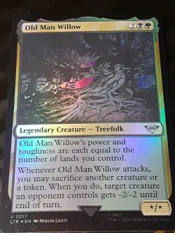 Old Man Willow FOIL , Lord of the Rings , Near M, MTG ,FREE SHIPPING - Image 2
