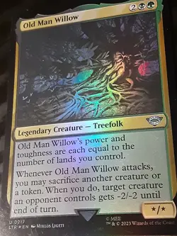 Old Man Willow FOIL , Lord of the Rings , Near M, MTG ,FREE SHIPPING - Image 3