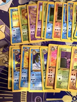 1st Edition Fossil Pokemon Card Lot - Image 2