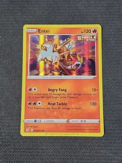 Pokemon Evolving Skies "Entei" 19/203 / Holo Rare / Near Mint - Image 1