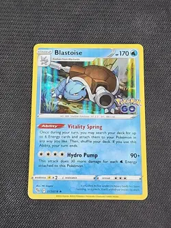 Pokemon Go "Blastoise" 17/78 / Holo Rare / Near Mint - Image 1