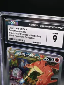 Charizard VSTAR Black Star Promo SWSH262 CGC 9 Mint - Image 5