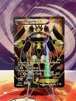 Pokemon TCG Zygarde EX 54a/124 Alternate Art Promo Card - Image 1