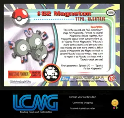 Topps TV Animation Edition Pokemon - #82 Magneton L9D - Image 2