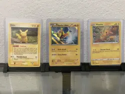 Pokemon TCG collectors lot of three- all mint!!!- ditto pikachu, pikachu libre - Image 1