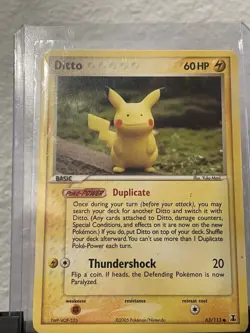 Pokemon TCG collectors lot of three- all mint!!!- ditto pikachu, pikachu libre - Image 4
