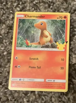 Pokemon TCG Charmander 9/25 NON HOLO McDonald's 2021 Promo 25th Anniversary NM - Image 1