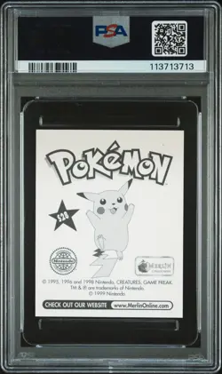PSA 10 GEM MINT 1999 MERLIN POKEMON S28 MISTY-PRISM - Image 4