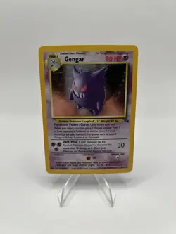 Pokemon TCG Gengar 5/62 Fossil Holo Rare Unlimited English 1999 - MP - Image 1