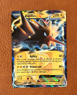 Pokemon: Zapdos EX 48/135 Ultra Rare EX Plasma Storm 2012 NM Clean! - Image 1
