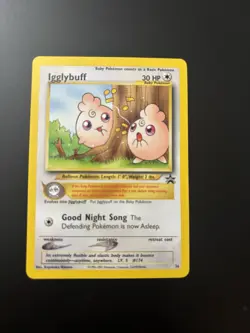 Igglybuff Black Star Promo #36 NM Pokemon WOTC - Image 1