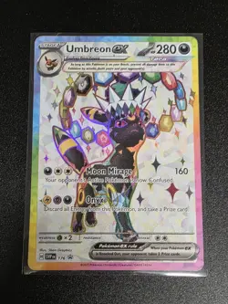 Pokemon TCG Umbreon EX SVP 176 Premium Figure Collection Promo NM Condition - Image 1