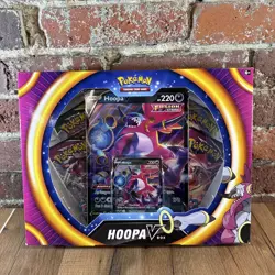 *NEW* POKEMON TCG Hoopa V Box Sword & Shield With Evolving Skies Pack Sealed Box 820650809033 - Image 1