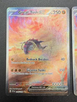 Pokemon TCG Great Tusk ex 246/198 SV01: Scarlet & Violet Base Set Holo, NM - Image 2
