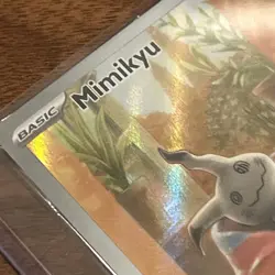 Sealed Pokemon Mimikyu SVP 075 Paldean Fates Full Art Holo Black Star Promo - Image 3