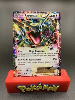 Rayquaza EX XY69 Black Star Promo Holo Pokemon 2015 XY - LP Shiny - Image 1