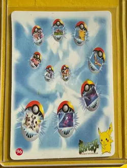 POKEBALL EXPLOSION Pokemon Pocket Monsters Japanese Vending Prism Sticker LP - Image 2