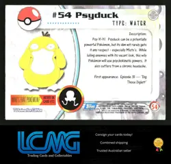 Topps TV Animation Edition Pokemon - Psyduck #54 L9D - Image 2