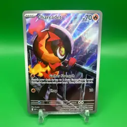 Charcadet MEP 022 - Pokemon TCG Mega Evolutions - NM Black Star Promo FULL ART - Image 1