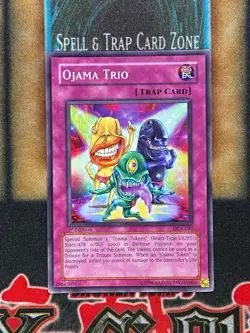 Yugioh Ojama Trio DCR-047 Common 1st Ed NM - Image 1