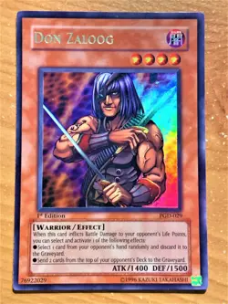 yugioh Don Zaloog PGD-029 1st Edition Ultra Rare near mint - Image 1