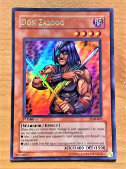 yugioh Don Zaloog PGD-029 1st Edition Ultra Rare near mint - Image 2