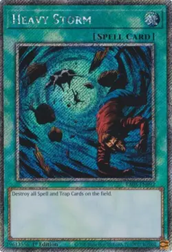 Yu-Gi-Oh! Heavy Storm RA03-EN092 Platinum Secret Rare - Image 1