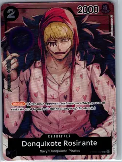 Donquixote Rosinante Alt Art Box Topper OP02-108 Paramount War - One Piece - NM - Image 1
