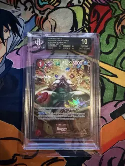Buggy SP OP03-008 Wings of the Captain Foil BGS 10 Black Label - Image 1