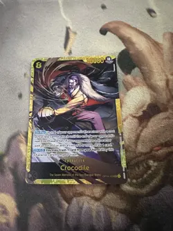 OP-14- 120 One Piece Character Crocodile *Secret Rare* - Image 1