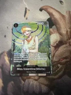 One Piece CCG Miss. Valentine (Mikita) OP14-087 DASH PACK PROMO - English - Image 1
