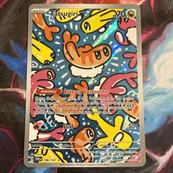 Pokemon TCG Tatsugiri Twilight Masquerade Illustration Rare Card 186/167 - Image 2