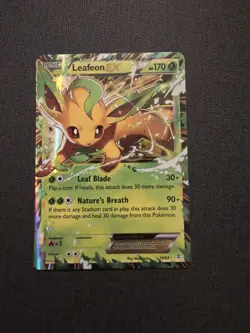 Pokemon Leafeon EX Holo Ultra Rare Card 10/83 XY Generations TCG - Image 1