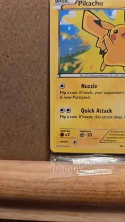 Pokemon Card Pikachu XY 42/146 Holo Movie Promo Factory Sealed Bonus Ekans Card - Image 5