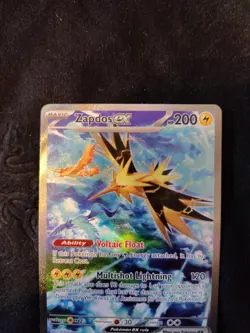 Zapdos Ex 202/165 Pokemon TCG Sv: Scarlet & Violet 151 Holo Card (Near Mint) NM - Image 3