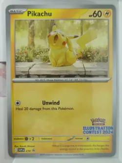 Pikachu Illustration Contest 2024 Promo SV: Scarlet & Violet Promo Cards 214 - Image 1