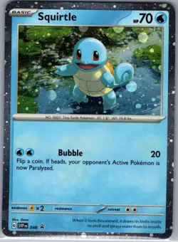 Squirtle - (Cosmos Holo) SVP 048 SV: Scarlet & Violet Promo - Pokemon Card - NM - Image 1