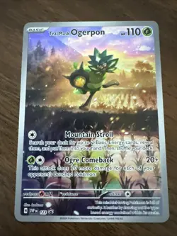 Pokemon Teal Mask Ogerpon 123 Sv: Scarlet & Violet Promo Cards Holo - Image 1