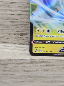Pikachu V SWSH285 Sword & Shield Promo Cards Holo Pokemon Card TCG (6) - Image 2