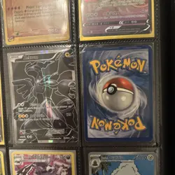 Pokemon TCG Reshiram 113/114 Zekrom 114/114 Black and White Holo Card FullArt MP - Image 3