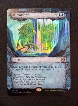 🌈 MTG - Mirrorform - Showcase Foil - NM-Mint, English Lorwyn Eclipsed - Image 1