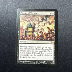 MtG Shadowmoor, Plague of Vermin, Lp - Image 1